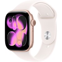 Apple Watch Series 11 Rose Gold Aluminio (GPS 46mm) + Sport Band Light blush M/L