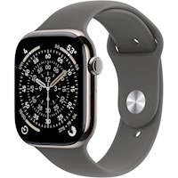Apple Watch Series 11 Natural Titanio (GPS + CELLULAR 46mm) + Sport Band Stone Gray M/L