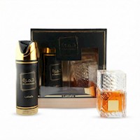 SET DE PERFUME LATTAFA KHAMRAH EDP 2 PZS 