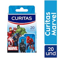 Caja Curitas Marvel Avengers Strips 20Unds