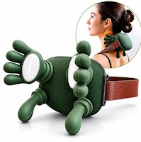 Masajeador Cuello Cervical Espalda con Calor Forma de Manos JBY-827 Recargable