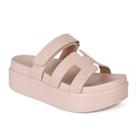 SANDALIA MUJER STHEF CASUAL BEIGE 8005
