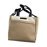 Cartera Tote Tommy Hilfiger Quilted - Beige