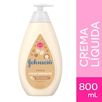 Crema Hidratante Líquida Johnsons Avena 800ml