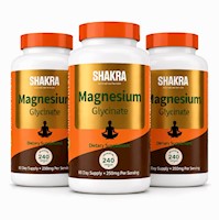 Pack 3 Magnesio Glicinato Shakra 240 Caps
