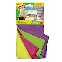 Paño Scotch Brite Microfibra X4