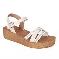 SANDALIA MUJER STHEF CASUAL OFF WHITE 8023