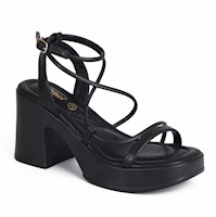 SANDALIA MUJER STHEF CASUAL NEGRO 7797