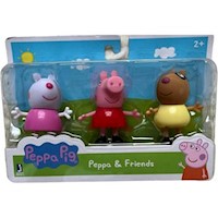 Packx3 Muñecos de Peppa Pig Friends