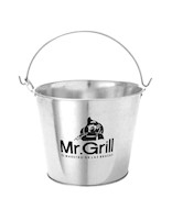 Cubeta para Hielo Mr. Grill de Acero Galvanizada