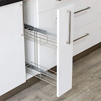 Botellero condimentero de acero inoxidable 15cm Más Casa Perú