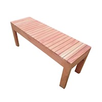 Banca de Madera Huaruro Rústica – Ideal para Terraza, Comedor o Balcón – 120 cm