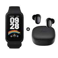 Xiaomi Redmi Smart Band 9 Active Negro + Audifonos Xiaomi Redmi Buds 6 play Negro