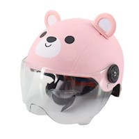 Casco Niños Kawaii Visor Ajustable