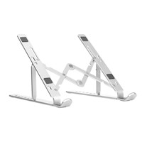 Soporte Plegable para Laptop de aluminio Plata