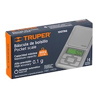Balanza Gramera de 0.1 a 500gr Truper BASE-05J