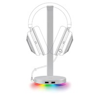 Soporte para Audifono Razer Base Station V2 Chroma RGB Mercury