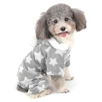 Pijama para perros pequeños o Gatitos con Capucha Supetmarket - Gris