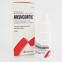 Medicortil Soluc. OftámicaEsteril Gotas - Frasco 2.5 Ml