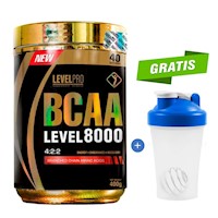 PRO BCAA 8000 AMINOACIDO 400GR ORANGE LEVEL PRO