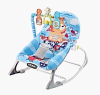 Silla mecedora bouncer Baby Cam táctil 20kg azul