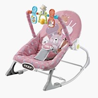 Silla mecedora bouncer Baby Cam táctil 20kg rosado