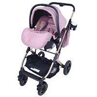 Coche moises Galaxy aluminio Baby CAM con portabebé y bolso