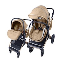 Coche Napoly Baby CAM portabebe beige