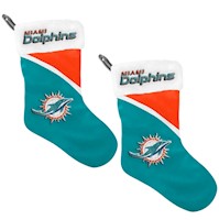 Packx2 Bota Navideña Miami Dolphin