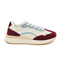 ZAPATILLA MUJER STHEF TRENDY BURGUNDY 7687