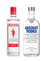 PACK VODKA ABSOLUT 700ML + GIN BEEFEATER LONDON DRY 700ML