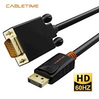 Cable DisplayPort macho a VGA macho de 18M CABLETIME CD35K