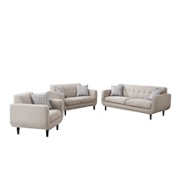 JUEGO DE SALA 3-2-1 BUCAREST - BEIGE