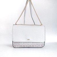 Cartera DKNY Rosa Estilo Vanguardista paric blanco humo