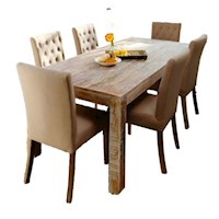 HYS COMEDOR + 6 SILLAS BERUSSO CAPITONE HYS