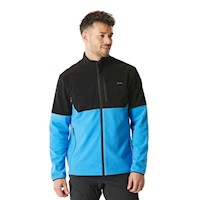 Casaca Hombre Polar Quechua MH500 - Celeste/Negro