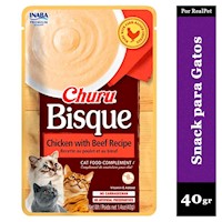 Snack Sopa para Gato Churu Bisque Pollo con Carne 40gr