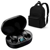 Audífonos True Wireless OEM E6S + Mochila Básica