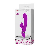 Vibrador Rabbit Sexual Femenino Bert 30 Funciones Silicona
