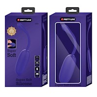 Huevo Vibrador Silicona Mujer Julius Super Suave Morado Carga USB