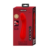 Vibrador Mujer Punto G Silicona Cetus Super Suave Rojo Carga USB