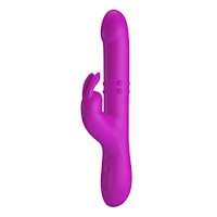 Vibrador Consolador Estimulador Rabbit Movimiento Múltiple carga USB