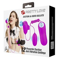 Succionador Mini y Huevo Vibrador 2 en 1 Compacto 12 Funciones