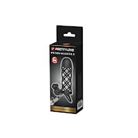 Funda Texturizada Pene 13.5 cm Anillo y Bala Vibradora Clítoris