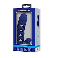 Funda Pene Texturizada Extensora 15.8 cm Bala Vibradora Clítoris