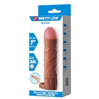 Funda Alargador Pene Engrosador Bunion Consolador Punta Sólida 16,5 cm