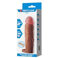 Funda Alargador Pene Engrosador Hani Consolador Punta Sólida 18cm