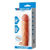 Funda Alargador Pene Engrosador Hani Consolador Punta Sólida 18cm