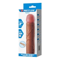 Funda Alargador Pene 20.5 cm Kylian Engrosador Punta Sólida Consolador