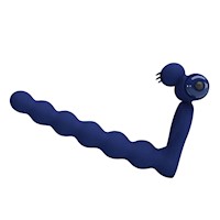 Anillo Vibrador Retardante y Plug Anal Hércules Juguete Sexual